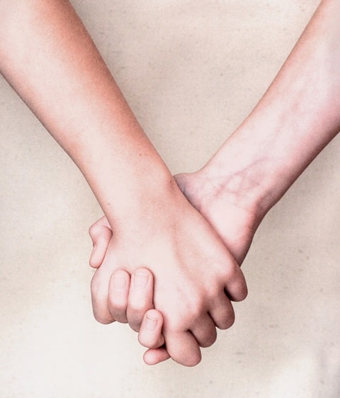 Picture of holding hands